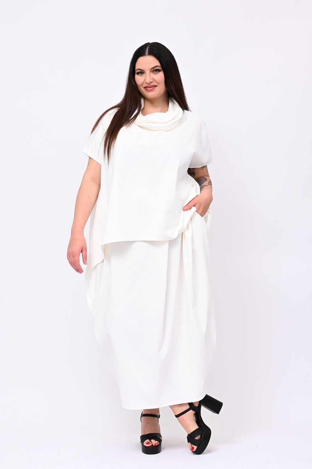 Completo collo e coda - Bianco