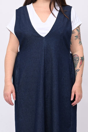 Abito salopette jeans - Jeans scuro