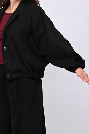 Completo dainetto elastico - Nero
