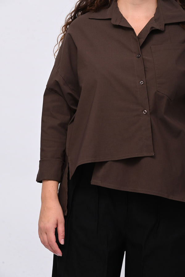 Camicia bengalina asimmetrica - Moro