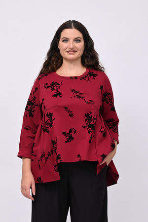 Maglia devorè pieghe - India