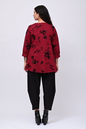 Maglia devorè pieghe - India