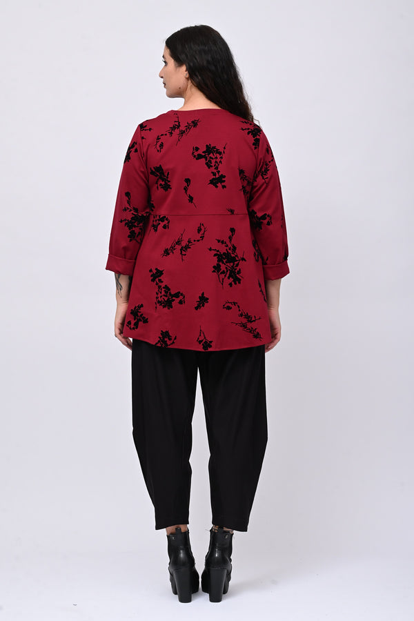 Maglia devorè pieghe - India