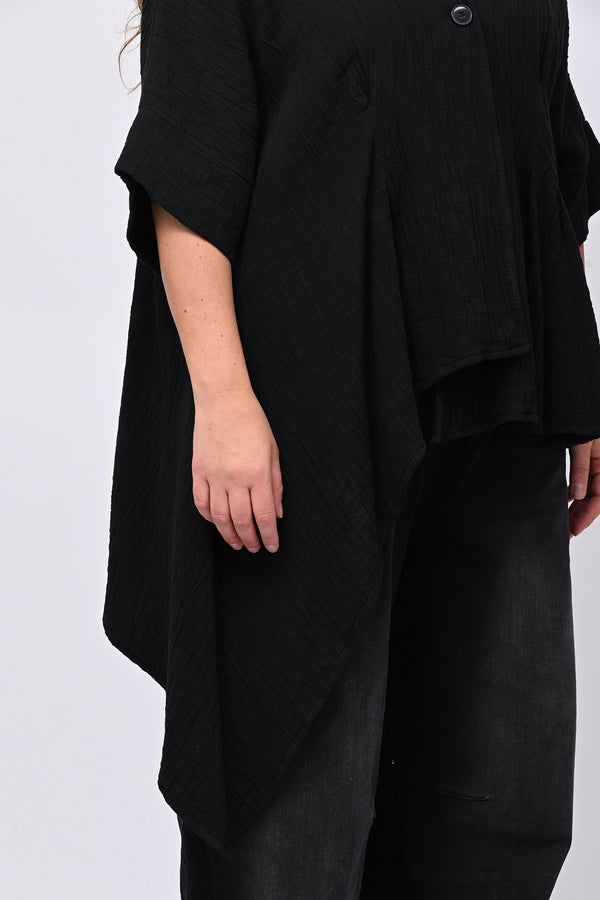Giacca punta stropiccio - Nero
