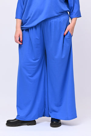 Completo over viscosa - Blu elettrico