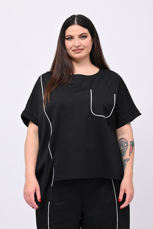 Completo righina - Nero