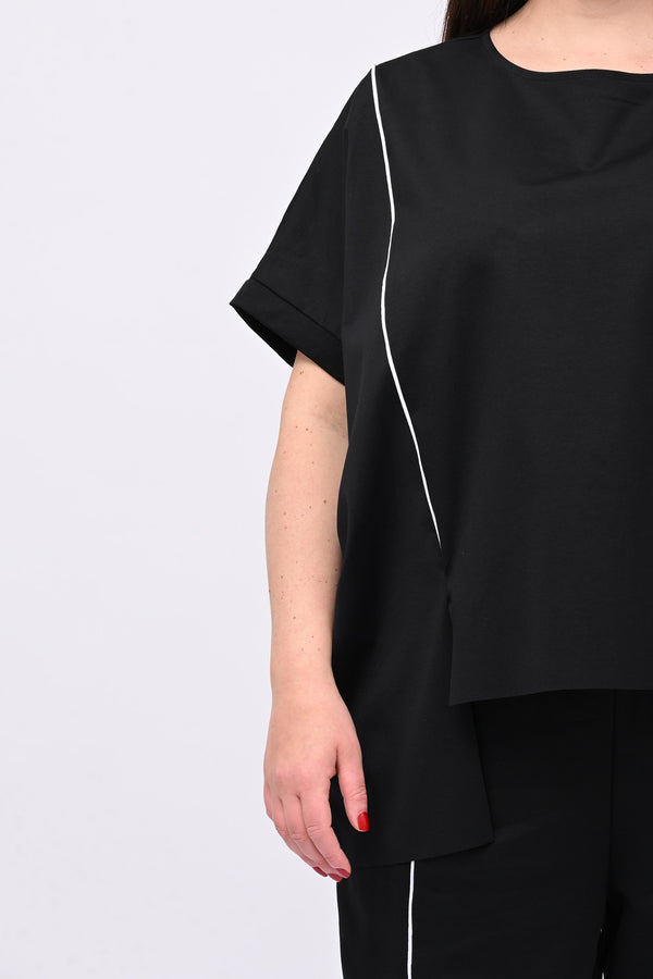 Completo righina - Nero