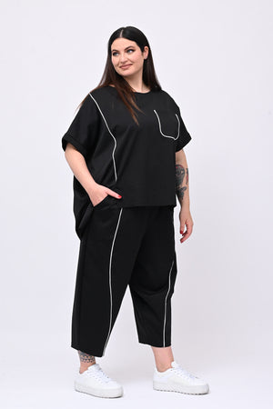 Completo righina - Nero