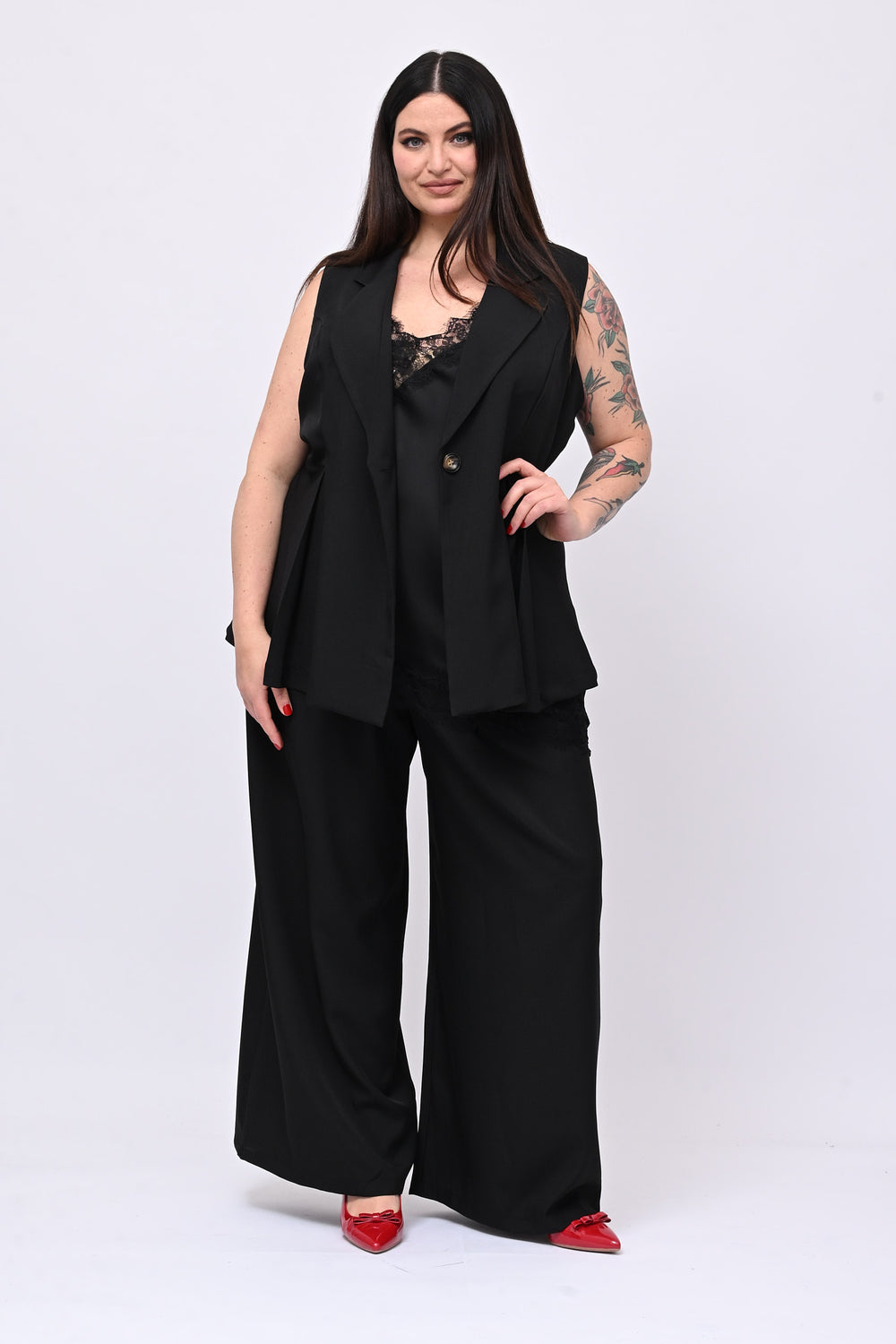 Completo tecnico gilet - Nero