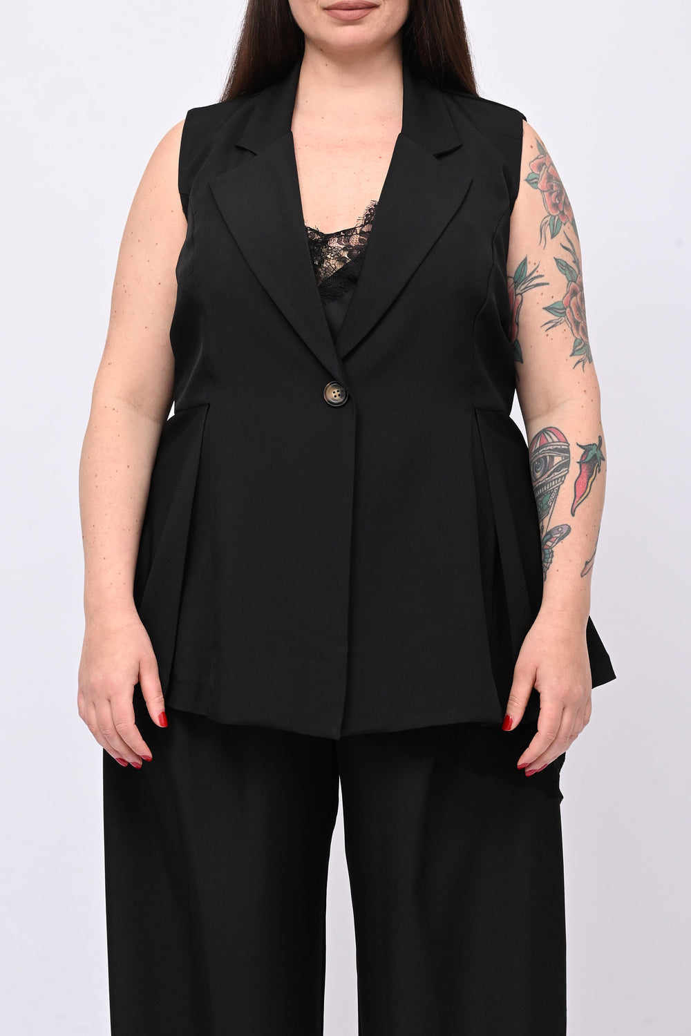Completo tecnico gilet - Nero
