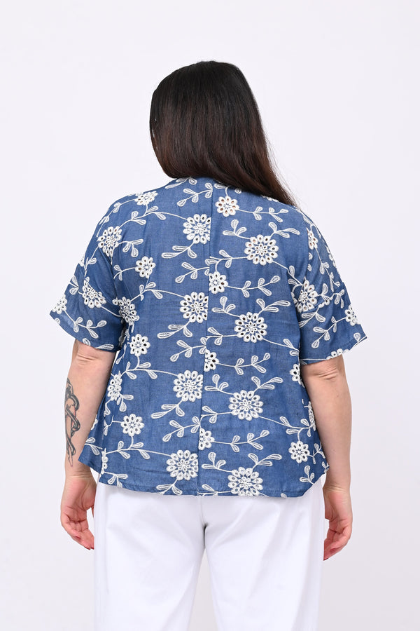 Blusa jeans sangallo - Jeans