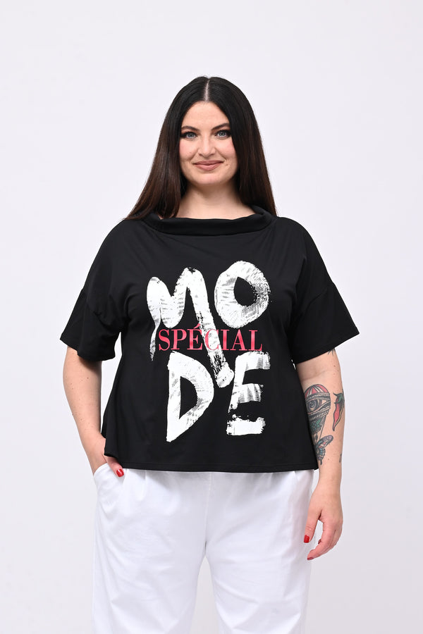 T-shirt MODE SPECIAL - Nero