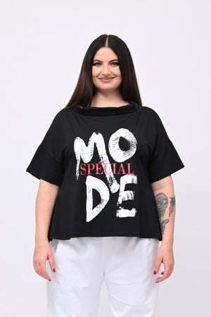 T-shirt MODE SPECIAL - Nero