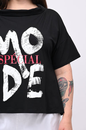 T-shirt MODE SPECIAL - Nero