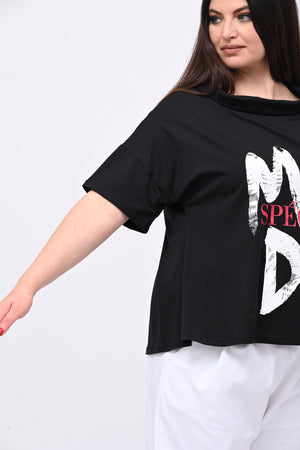 T-shirt MODE SPECIAL - Nero