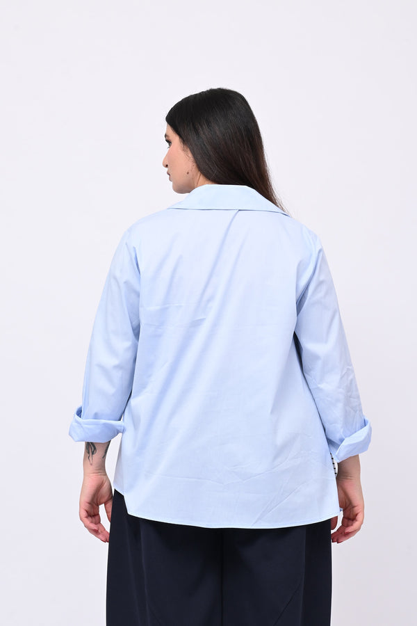 Camicia asimmetrica rombi - Oxford
