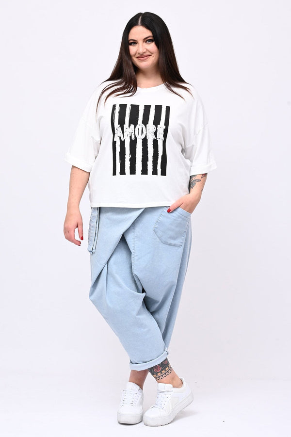 Jeans cavallo basso cinta - Jeans chiaro