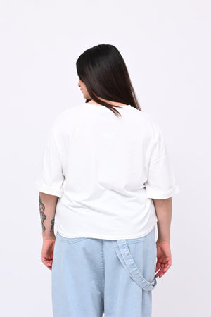 T-shirt scatola AMORE - Bianco