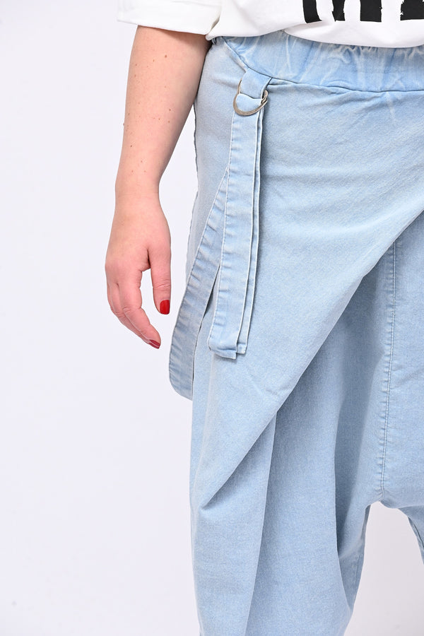 Jeans cavallo basso cinta - Jeans chiaro