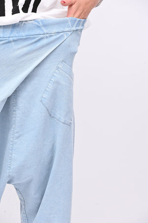 Jeans cavallo basso cinta - Jeans chiaro