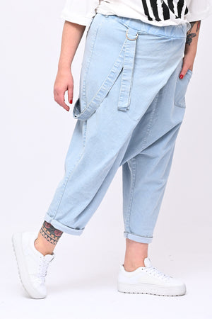 Jeans cavallo basso cinta - Jeans chiaro