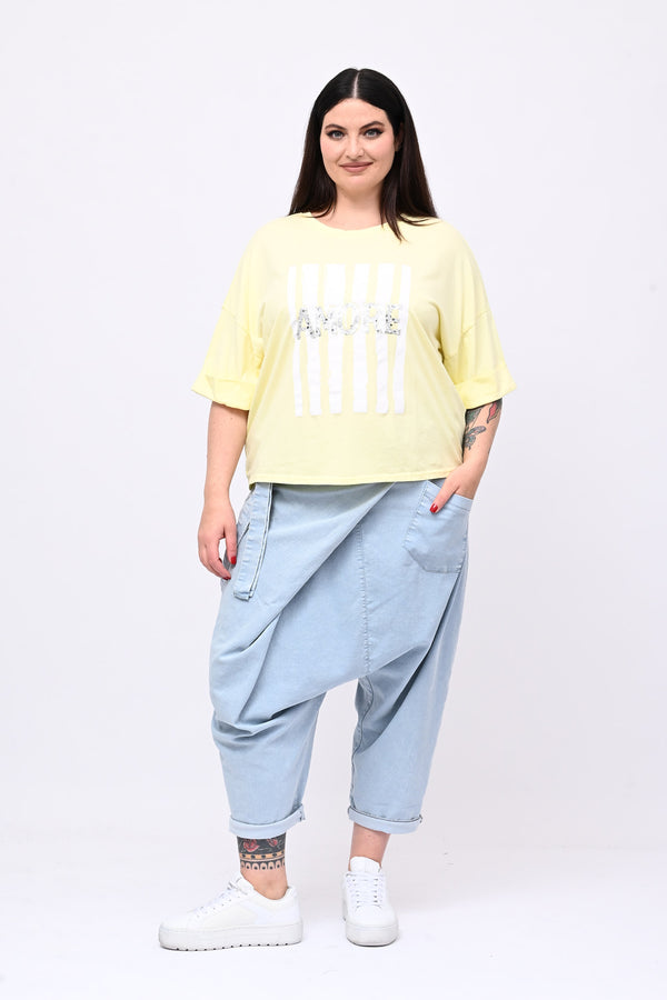 T-shirt scatola AMORE - Lemon