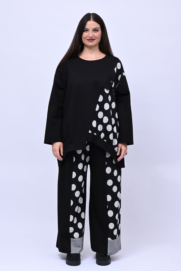 Completo pois e taschina - Nero
