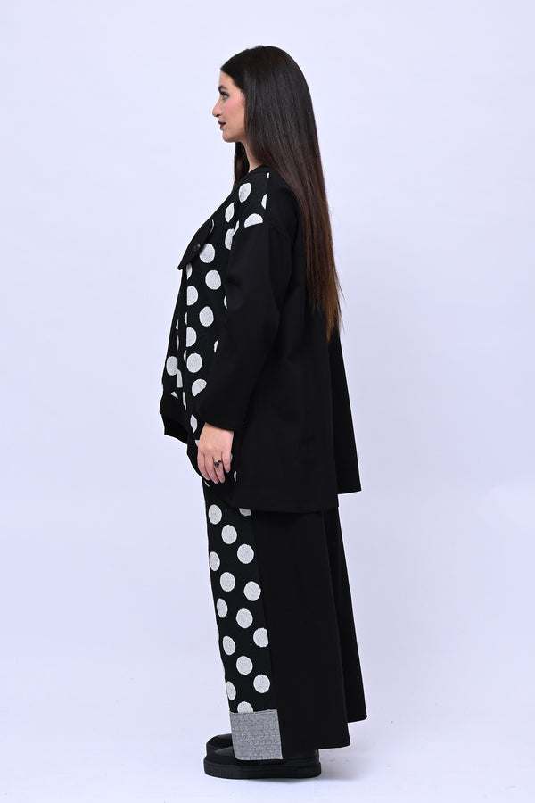 Completo pois e taschina - Nero