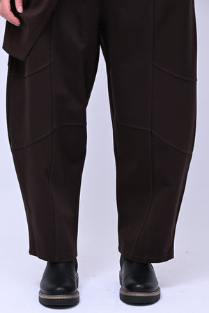 Completo maglia svasata - Moro