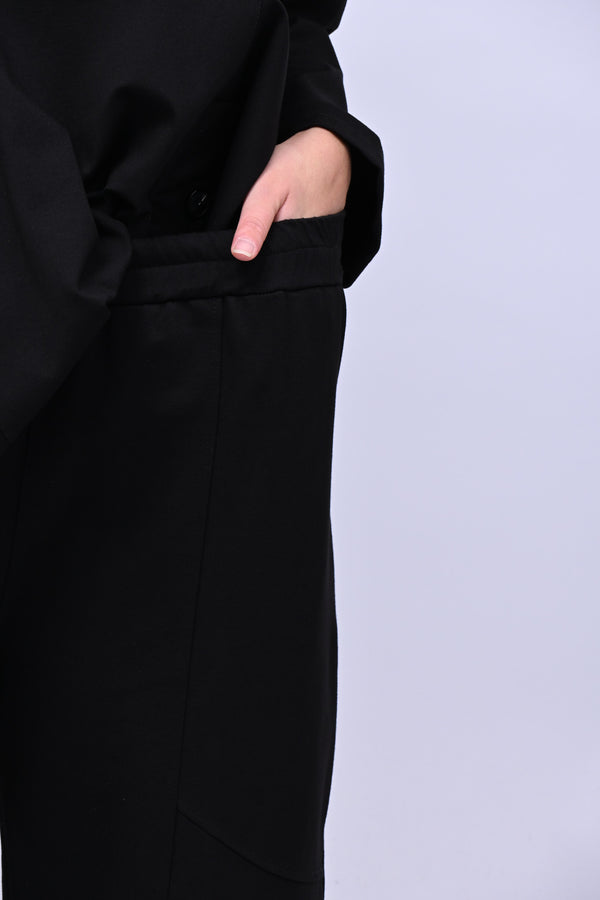 Completo maglia svasata - Nero