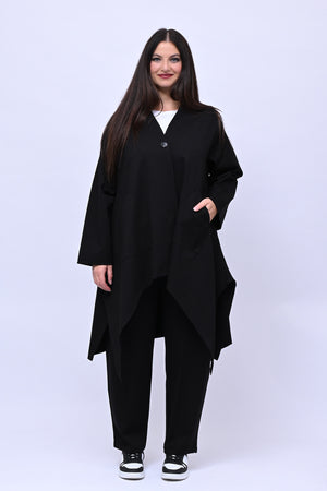 Completo giacca punte - Nero
