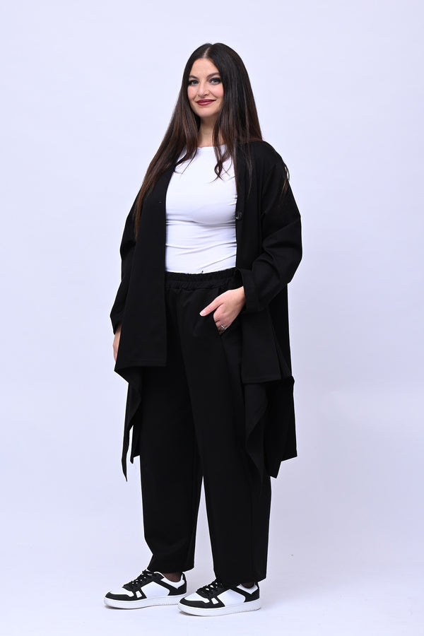 Completo giacca punte - Nero