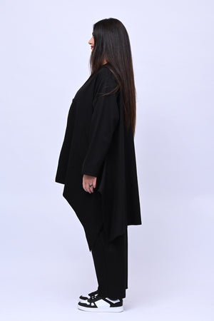 Completo giacca punte - Nero