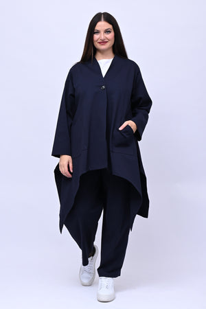 Completo giacca punte - Blu