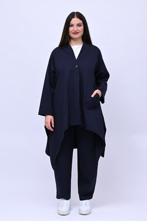Completo giacca punte - Blu
