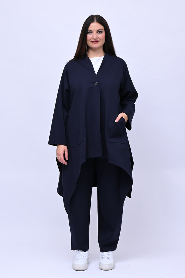Completo giacca punte - Blu
