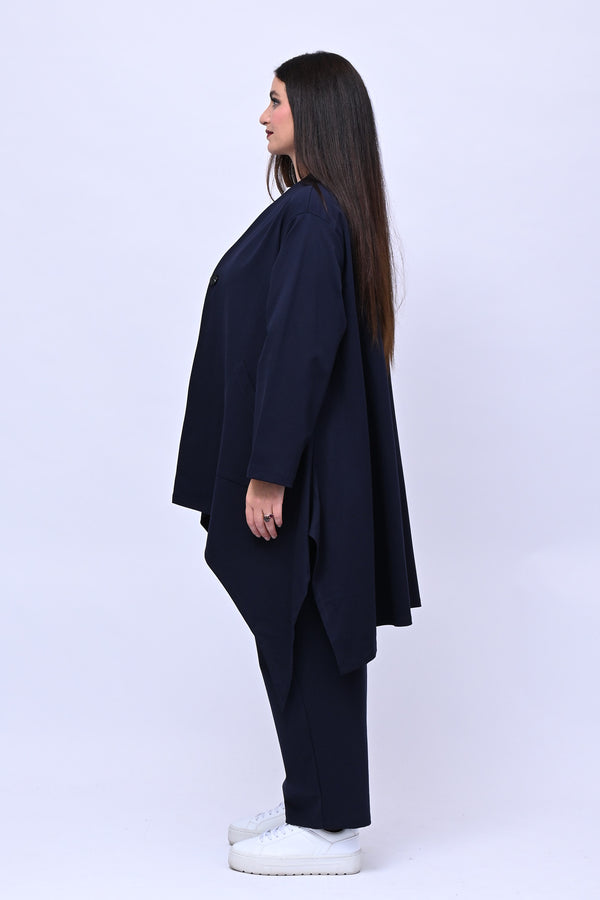 Completo giacca punte - Blu