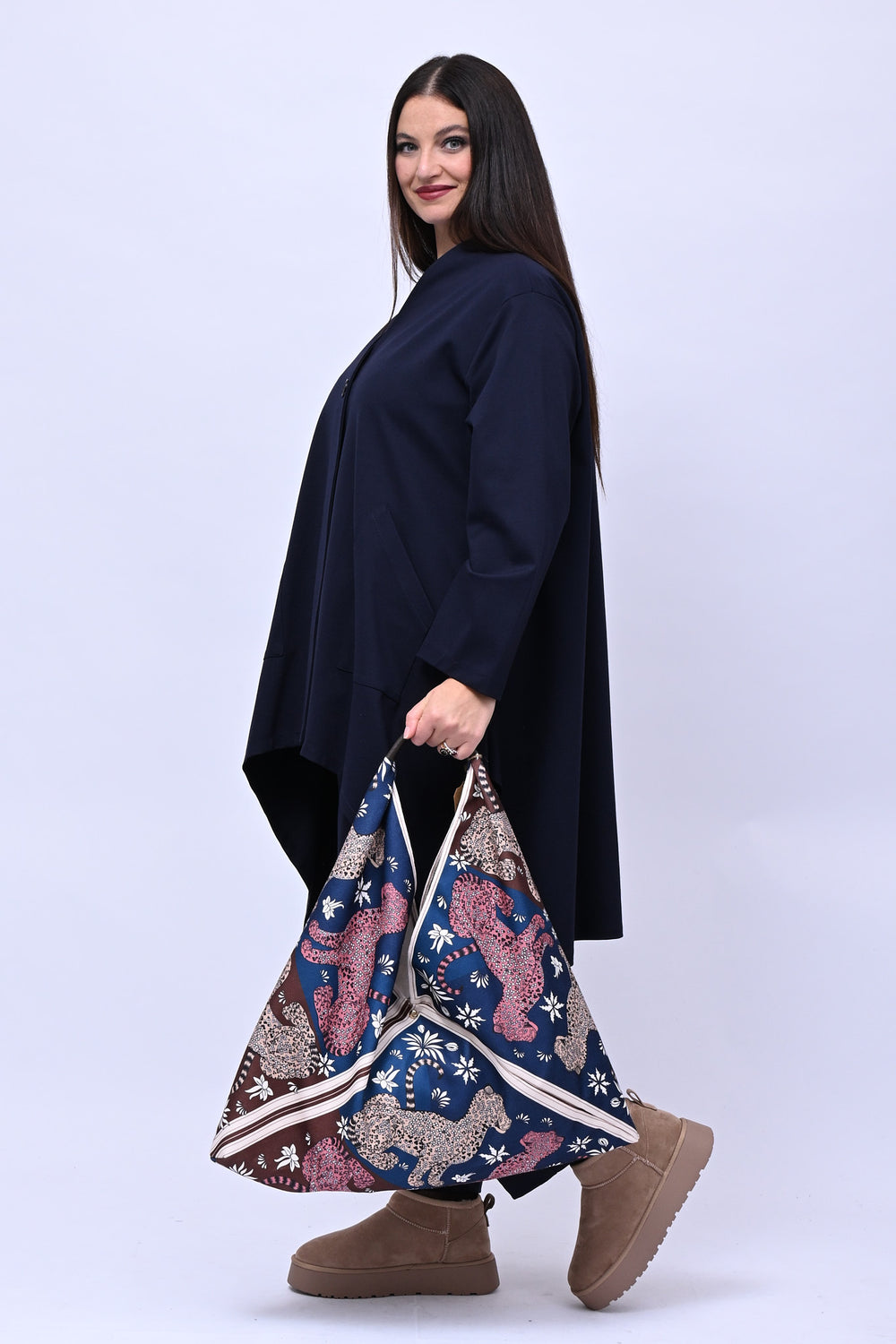 Shopping bag fantasia - Blu