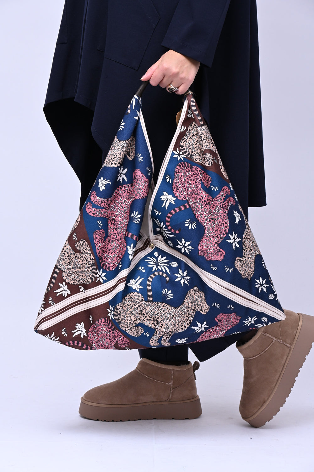 Shopping bag fantasia - Blu