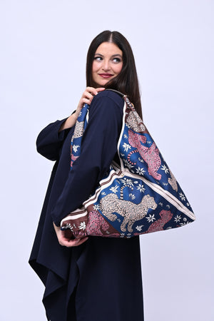 Shopping bag fantasia - Blu