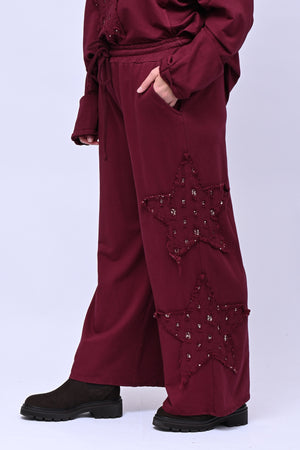 Completo stella strass - Vino