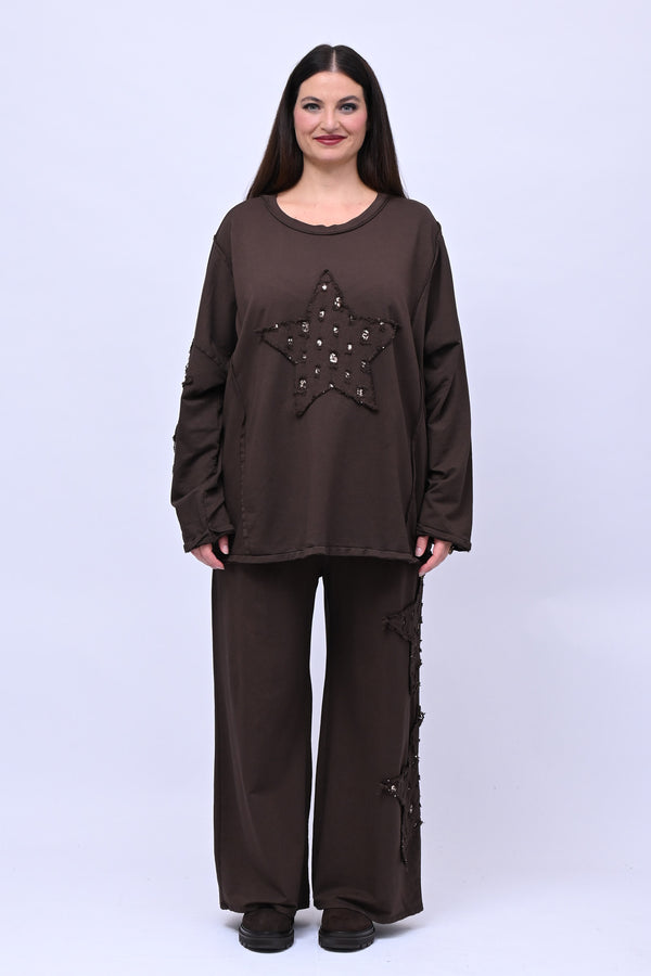 Completo stella strass - Moro