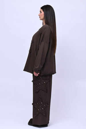 Completo stella strass - Moro