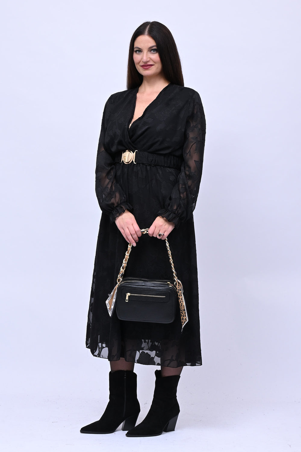 Butter bag pelle - Nero