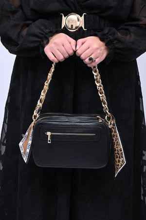 Butter bag pelle - Nero