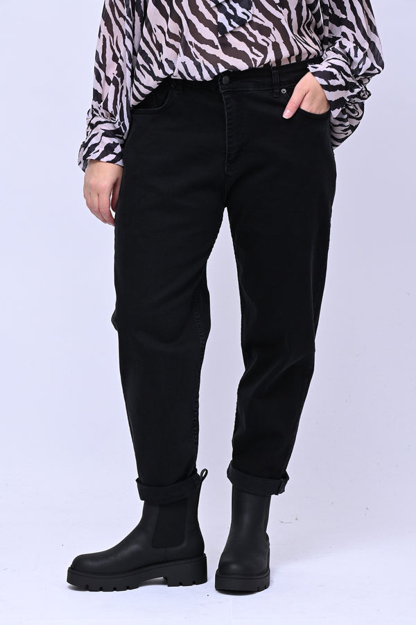Jeans skinny elastico - Nero