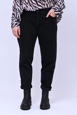 Jeans skinny elastico - Nero