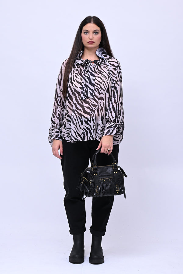 It girl bag martellata - NERO