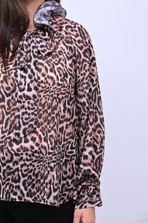 Blusa Pierrot animalier - Maculato