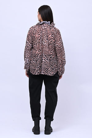 Blusa Pierrot animalier - Maculato